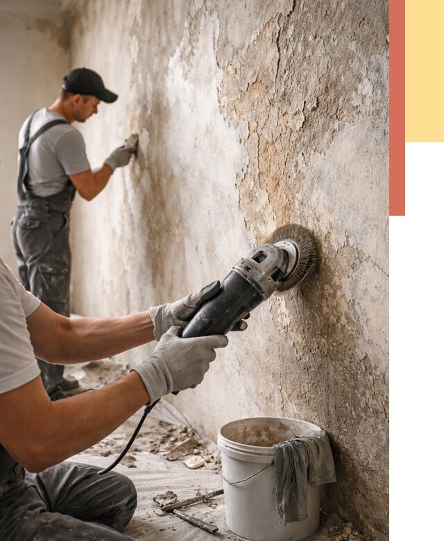 Снятие и удаление краски со стен в Архангельске от 2159 руб. — ОТДЕЛОЧНИК-Рхн