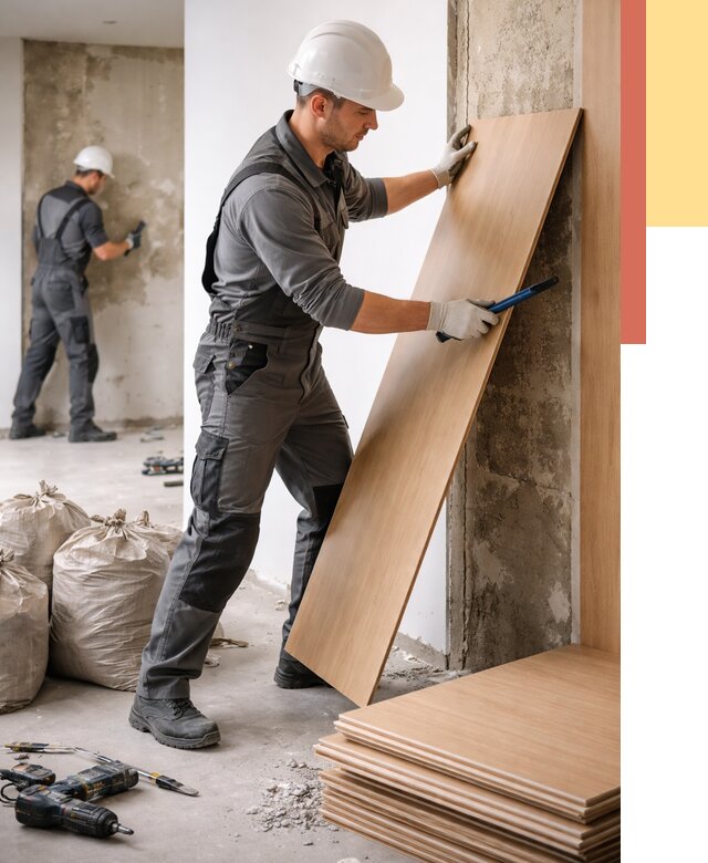 Демонтаж стеновых панелей в Архангельске от 3598 руб. за м² быстро и недорого | ОТДЕЛОЧНИК-Рхн