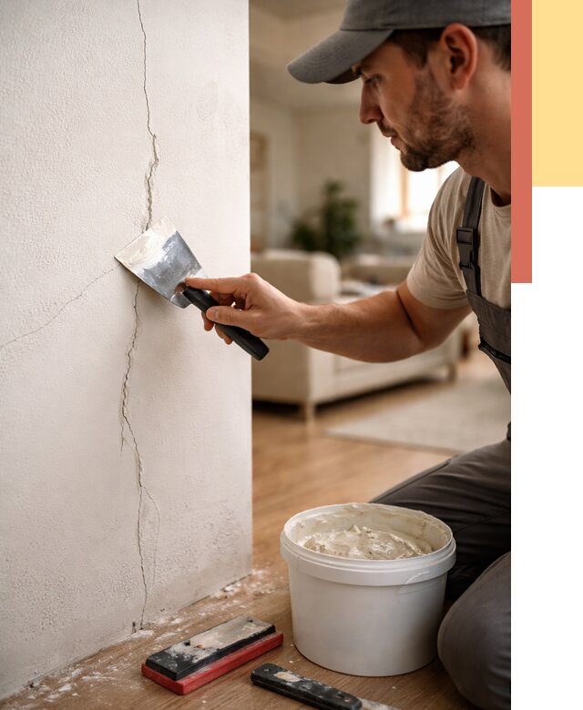 Заделка трещин и сколов в Архангельске от 2519 руб. — быстро и недорого | ОТДЕЛОЧНИК-Рхн