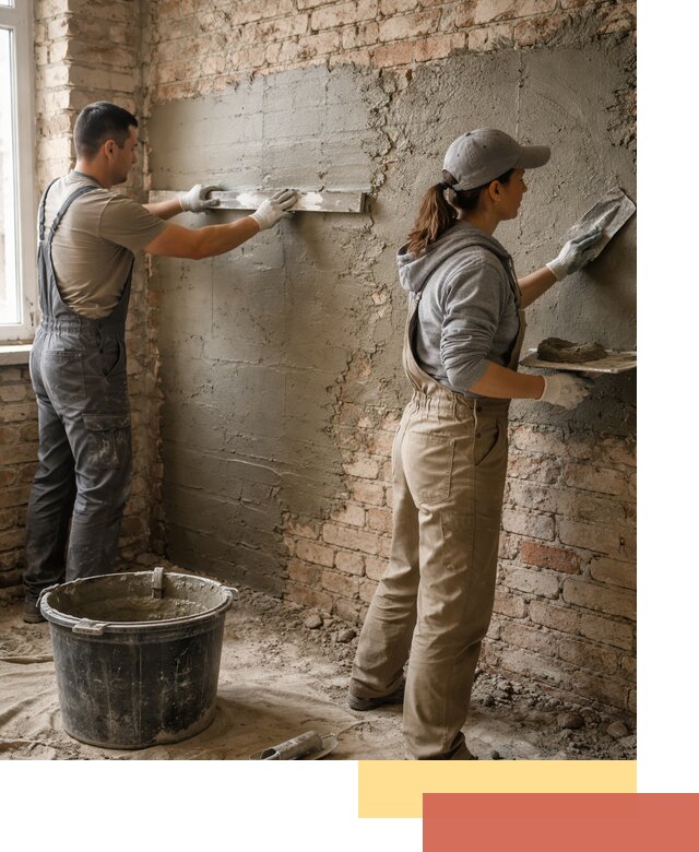 Штукатурка кирпичных стен в Архангельске — качественно и надежно