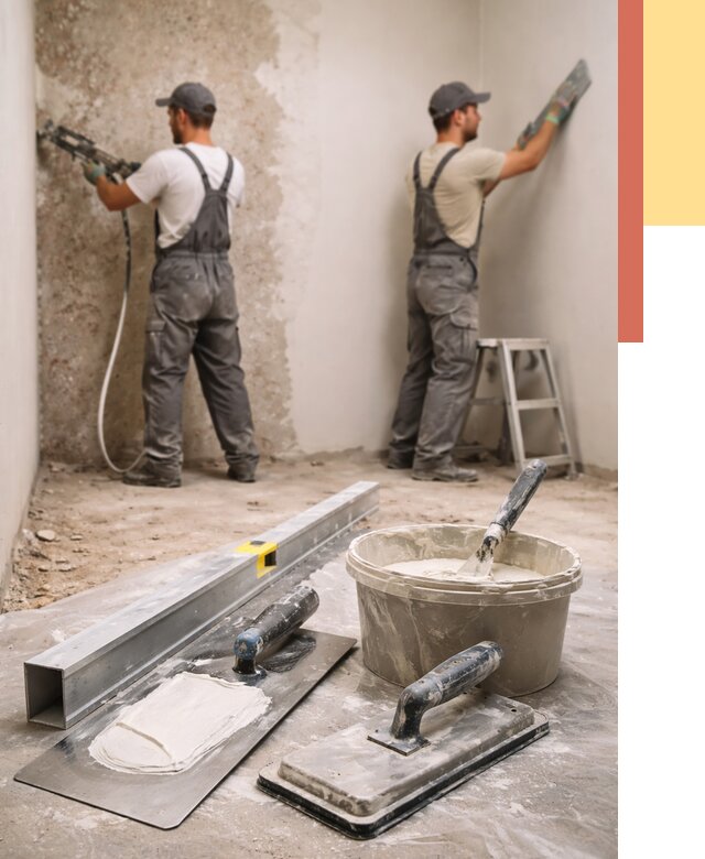 Штукатурка стен под обои в Архангельске от 4626 руб./м2 — выравнивание под обои | ОТДЕЛОЧНИК-Рхн