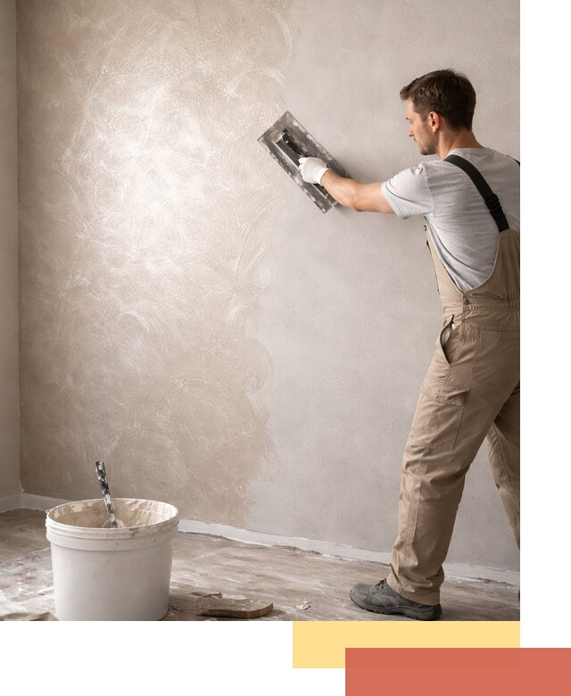 Декоративная штукатурка «Мокрый шелк» под ключ в Архангельске