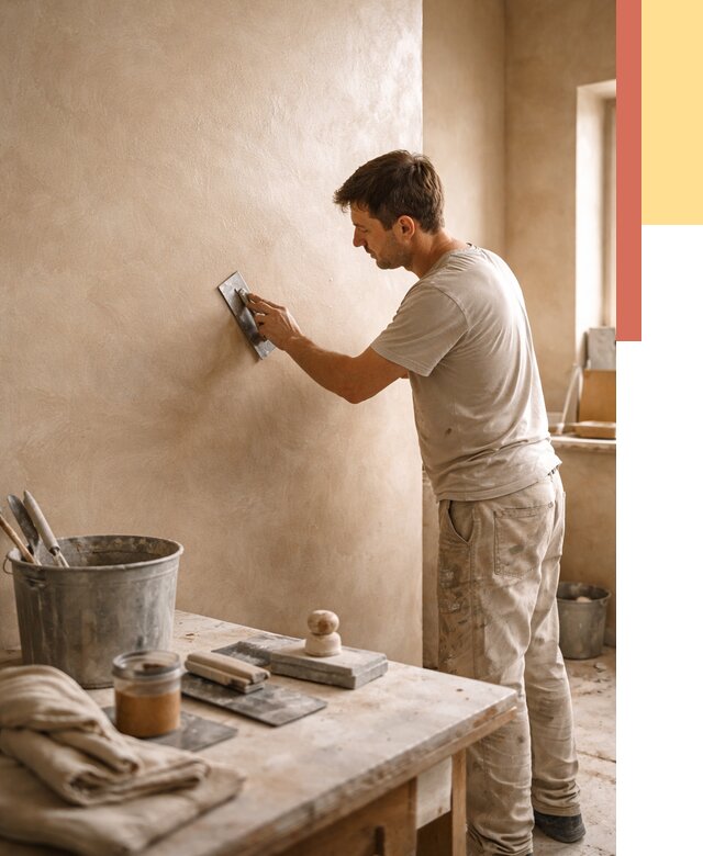 Марокканская штукатурка таделакт в Архангельске под ключ от 4318 руб. | ОТДЕЛОЧНИК-Рхн