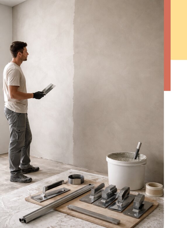 Нанесение микроцемента на стены в Архангельске от 3290 руб./м2 под ключ | ОТДЕЛОЧНИК-Рхн