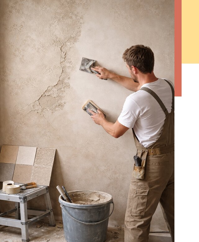 Ремонт декоративной штукатурки в Архангельске от 4626 руб. под ключ | ОТДЕЛОЧНИК-Рхн