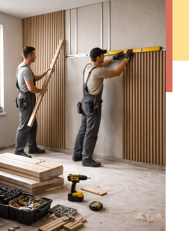 Монтаж реечных панелей на стены в Архангельске от 1234 руб. — быстро и недорого | ОТДЕЛОЧНИК-Рхн