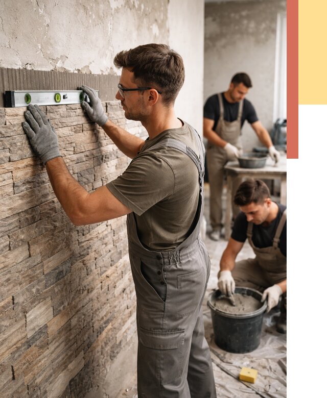 Монтаж искусственного камня в Архангельске от 4626 руб. под ключ | ОТДЕЛОЧНИК-Рхн