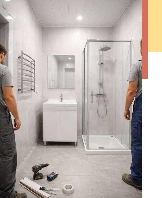 Отделка ванной комнаты панелями ПВХ в Архангельске от 4626 руб. за м2 | ОТДЕЛОЧНИК-Рхн