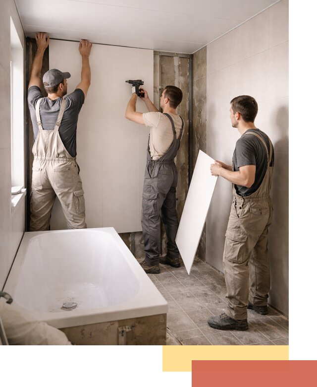 Отделка ванной панели ПВХ профессионально в Архангельске