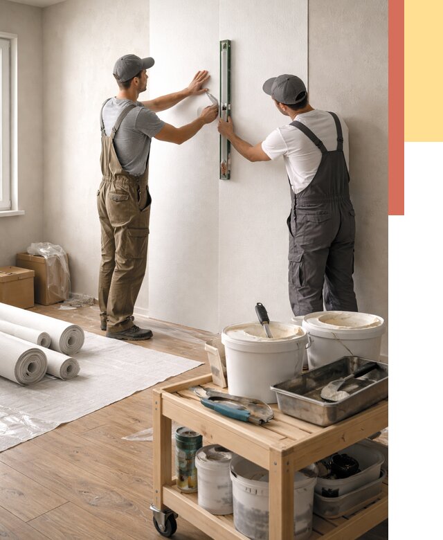 Поклейка стеклообоев в Архангельске от 6683 руб. за м2 — быстро и недорого | ОТДЕЛОЧНИК-Рхн