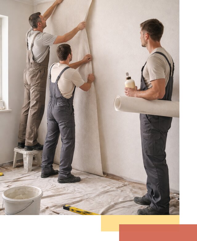 Оклейка стен обоями в Архангельске — качественно и профессионально