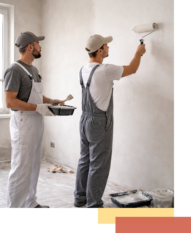 Покраска стен водоэмульсионной краской в Архангельске