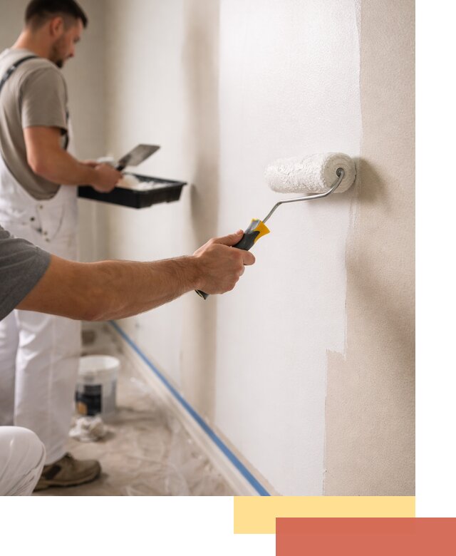 Покраска стен акриловой краской профессионально в Архангельске