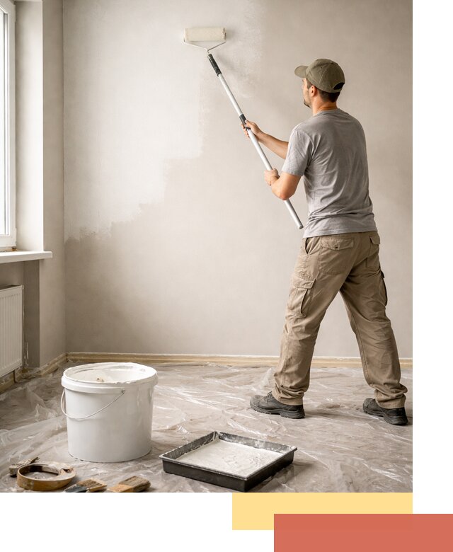 Покраска стен латексной краской в Архангельске качественно и быстро