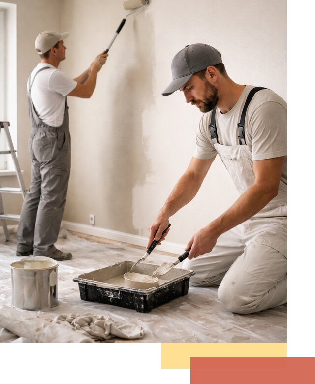 Покраска стен в квартире в Архангельске — профессионально и аккуратно