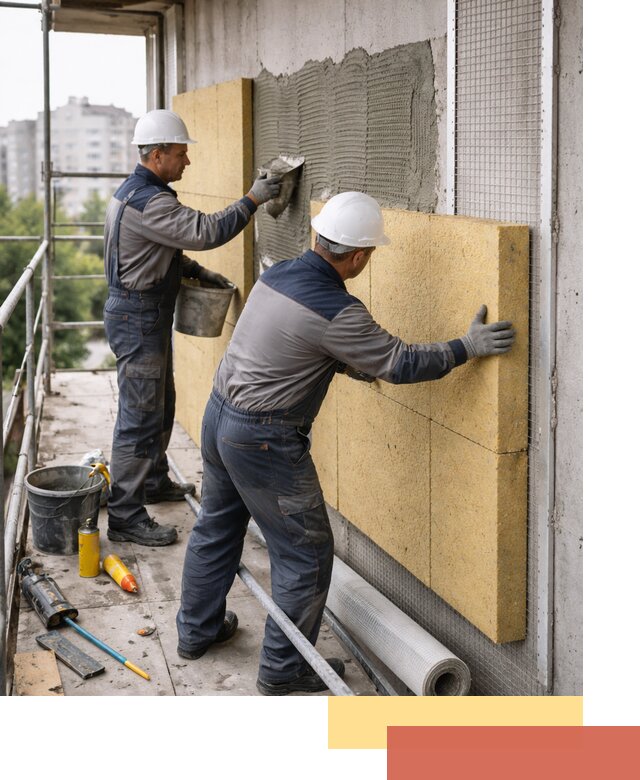 Утепление стен зданий и домов в Архангельске качественно и надежно