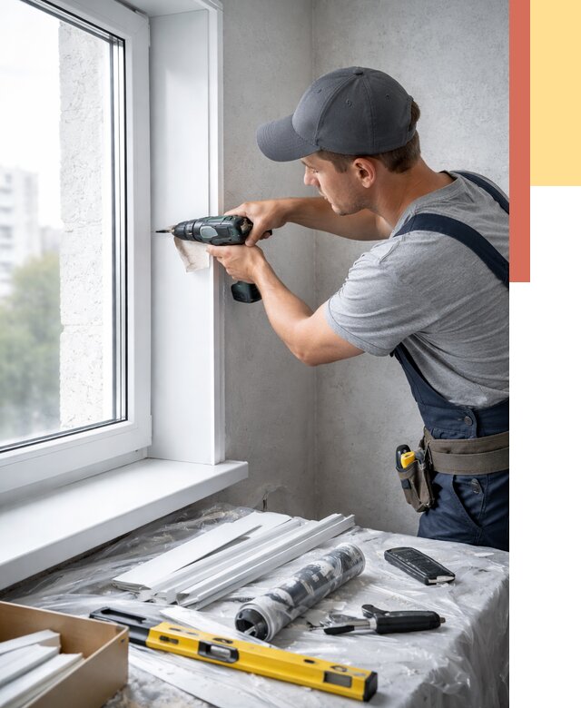 Установка пластиковых откосов в Архангельске от 2313 руб. | ОТДЕЛОЧНИК-Рхн монтаж, быстро и недорого