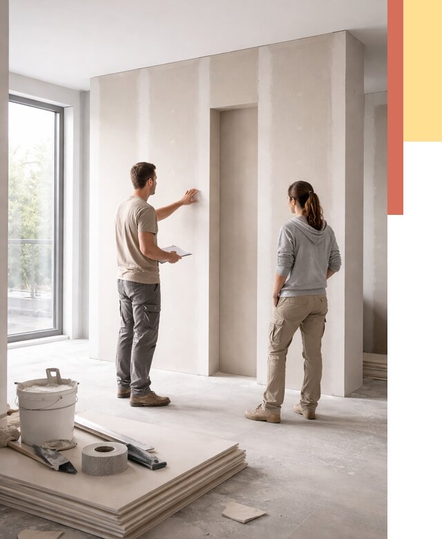 Зонирующая перегородка из гипсокартона в Архангельске от 2879 руб. под ключ | ОТДЕЛОЧНИК-Рхн