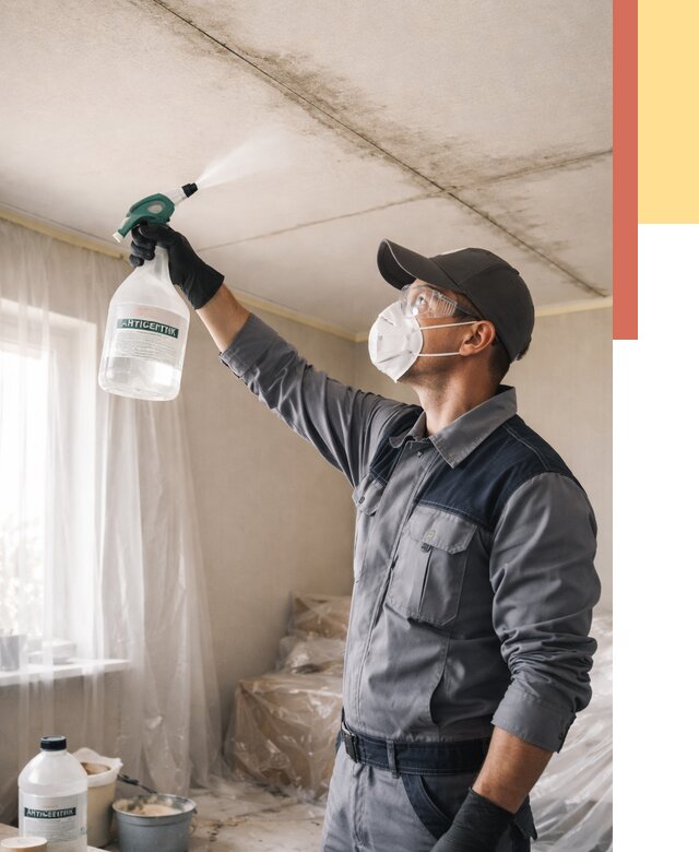 Антисептическая обработка потолка в Архангельске от 2570 руб. | ОТДЕЛОЧНИК-Рхн