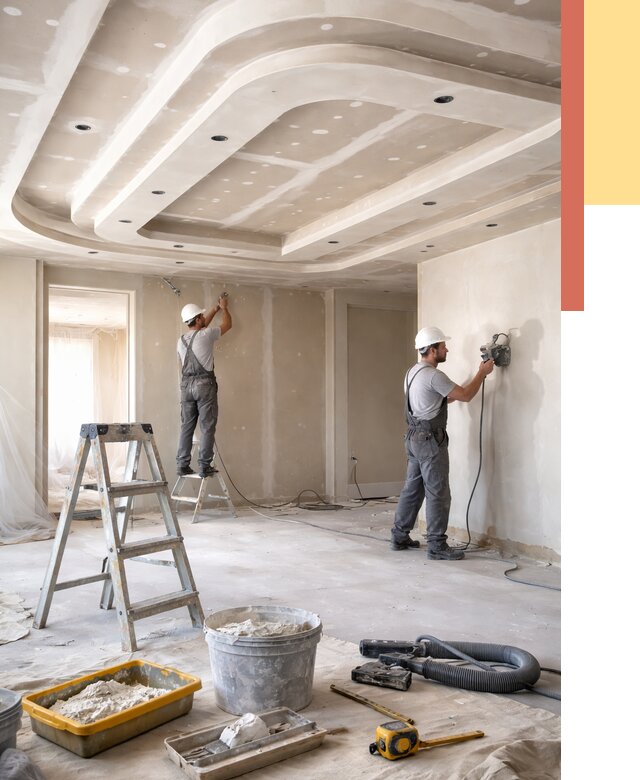 Многоуровневый потолок из гипсокартона в Архангельске от 771 руб. под ключ | ОТДЕЛОЧНИК-Рхн