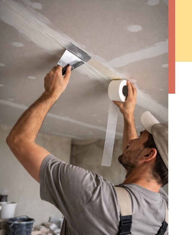 Обработка швов потолка ГКЛ в Архангельске от 7711 руб. под ключ | ОТДЕЛОЧНИК-Рхн