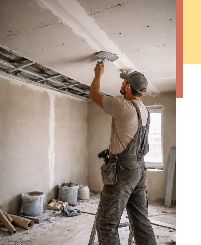 Ремонт потолка из гипсокартона в Архангельске от 668 руб./м² — быстро и недорого | ОТДЕЛОЧНИК-Рхн