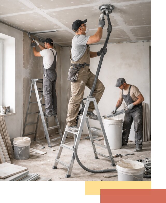 Ремонт потолка из гипсокартона в Архангельске: быстрый и качественный монтаж