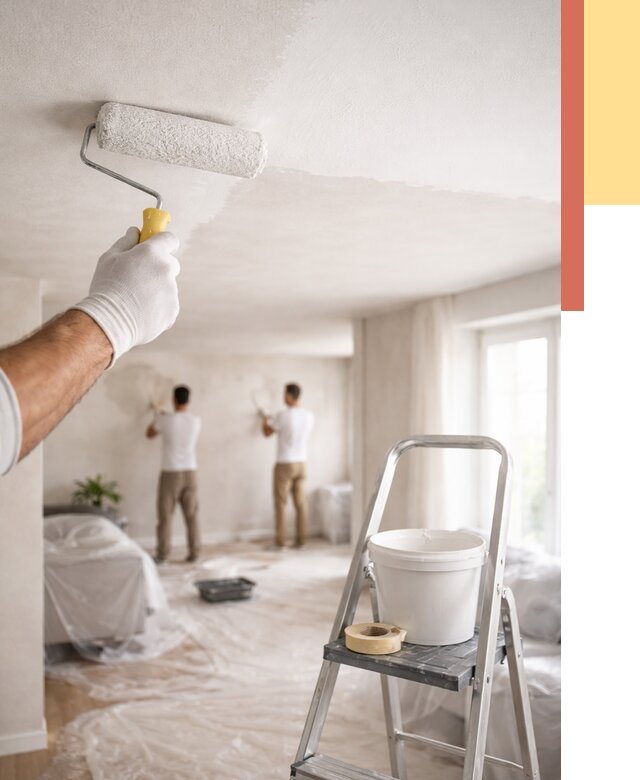 Покраска потолка акриловой краской в Архангельске от 2570 руб. | ОТДЕЛОЧНИК-Рхн