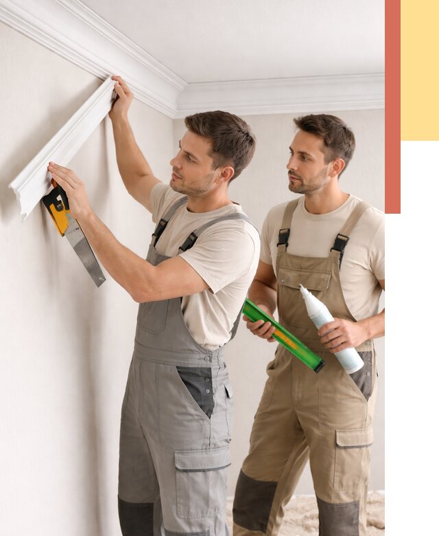 Монтаж потолочного плинтуса в Архангельске от 2365 руб. — быстро и недорого | ОТДЕЛОЧНИК-Рхн