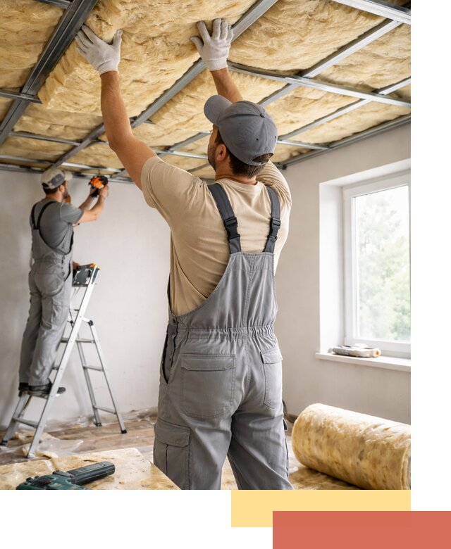 Утепление потолка под ключ в Архангельске качественно и быстро