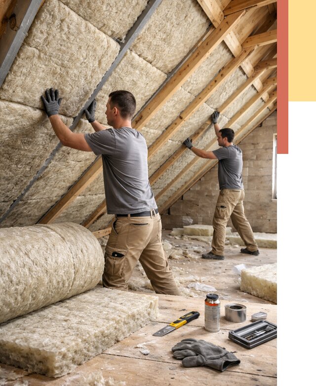 Утепление потолка минватой в Архангельске от 1491 руб. — быстро и недорого | ОТДЕЛОЧНИК-Рхн