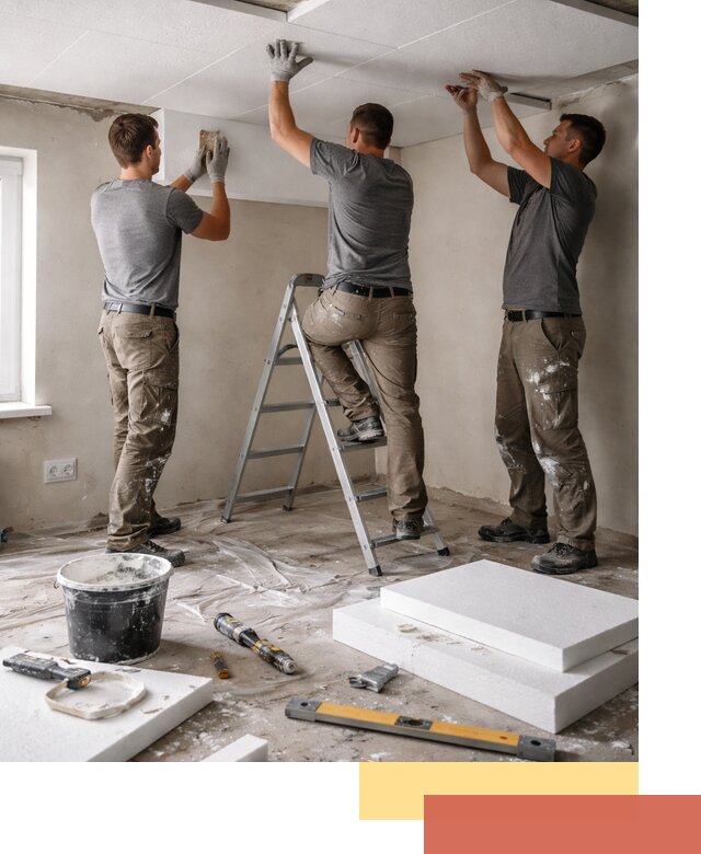 Утепление потолка пенопластом в Архангельске быстро и качественно